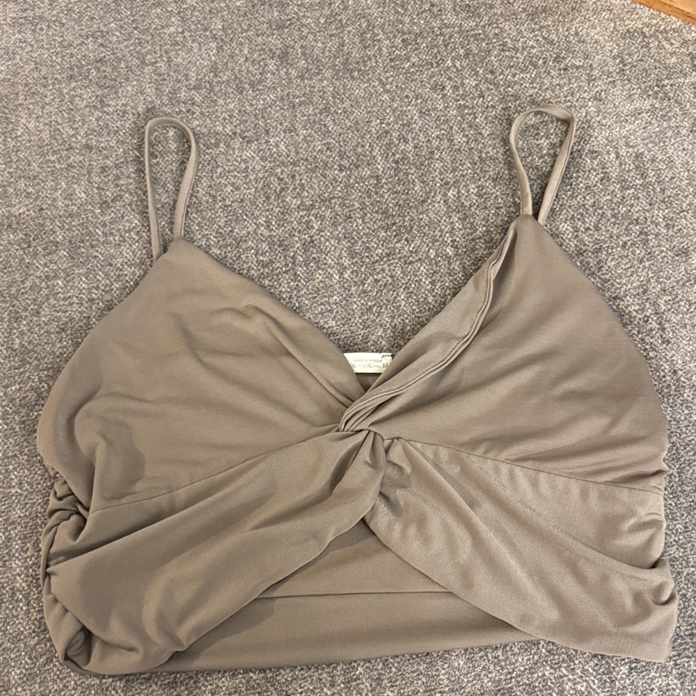 Pull&Bear Taupe Camisole Top